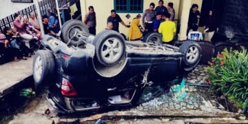 Mobdin RSUKT Kecelakaan di Tanjakan SMP 4, Diduga Dikemudikan Dokter Internship