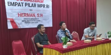 Herman Kembali Sosialisasikan 4 Pilar MPR RI
