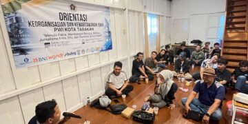 14 Jurnalis Tarakan Ikuti OKK Perdana PWI di Alam Terbuka