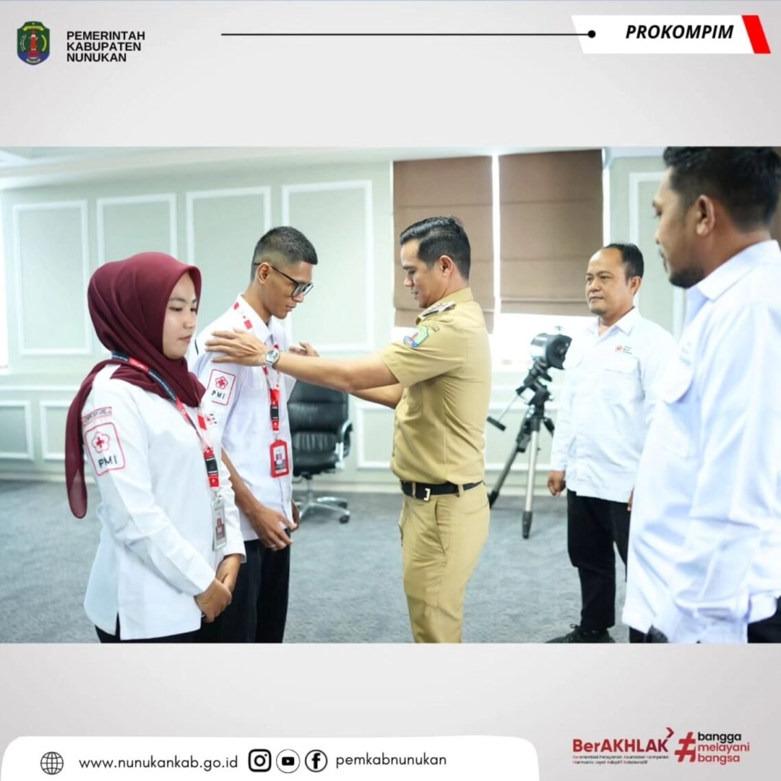 Bupati Nunukan Lepas Kontingen Relawan PMI ke Kaltara