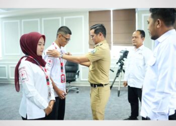 Bupati Nunukan Lepas Kontingen Relawan PMI ke Kaltara