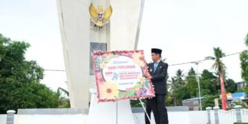 Bupati Irwan Sabri Pimpin Upacara Hari Pahlawan di TMP Jaya Sakti Nunukan