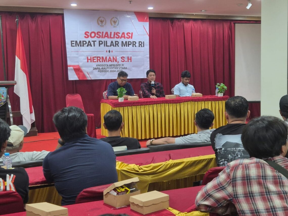 Sambangi Kaum Milenial Tarakan, Herman SH Tekankan Pancasila sebagai Benteng Digital