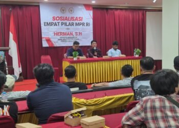 Sambangi Kaum Milenial Tarakan, Herman SH Tekankan Pancasila sebagai Benteng Digital