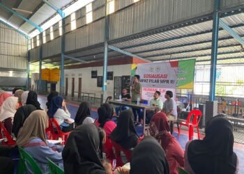 Sosialisasi di Lapangan Futsal, Kemper: Sportivitas adalah Cerminan Pancasila