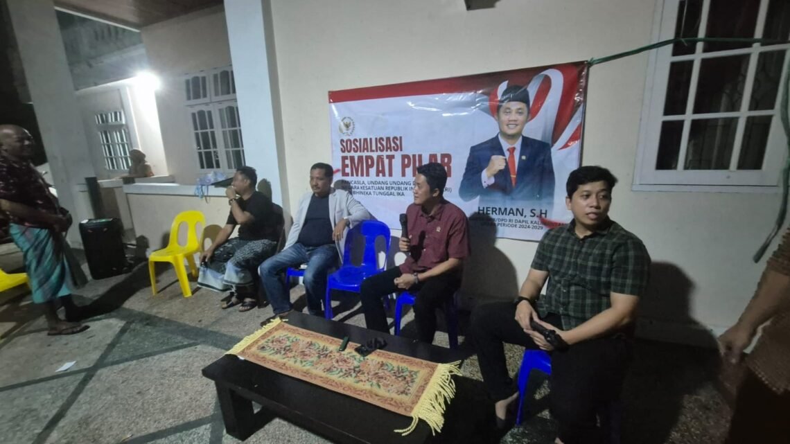 Herman SH Tekankan Penguatan Nilai Kebangsaan dalam Sosialisasi 4 Pilar MPR RI di Tarakan