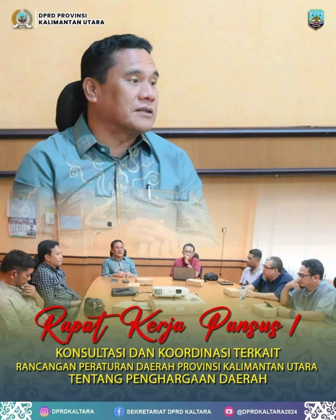 Pansus I DPRD Kaltara Terus Matangkan Ranperda Penghargaan Daerah