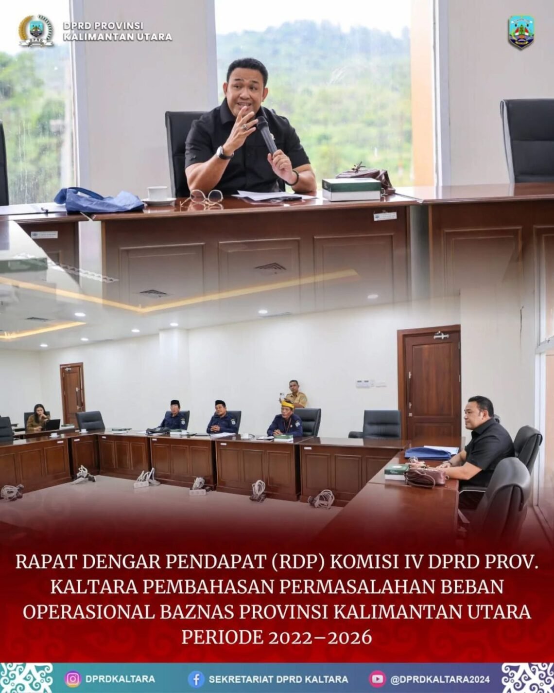 Rapergub soal Hak Keuangan Pimpinan Baznas Kaltara Menuju Kelar