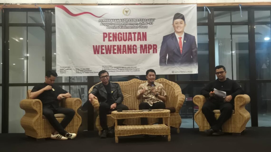 Serap Aspirasi di Tarakan, Kemper Tekankan Pentingnya Penguatan Wewenang MPR