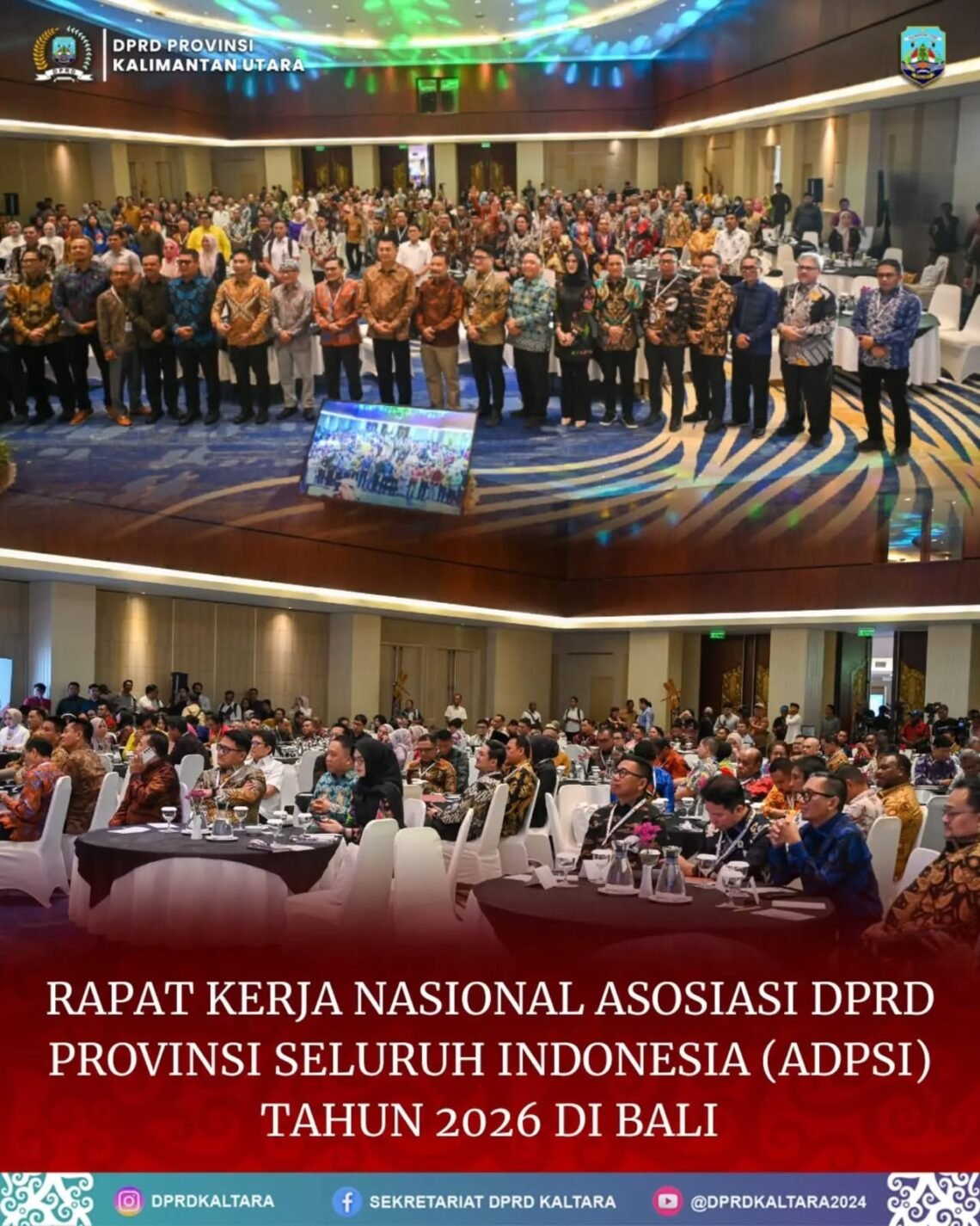 DPRD Kaltara Hadiri Rakernas ADPSI di Bali