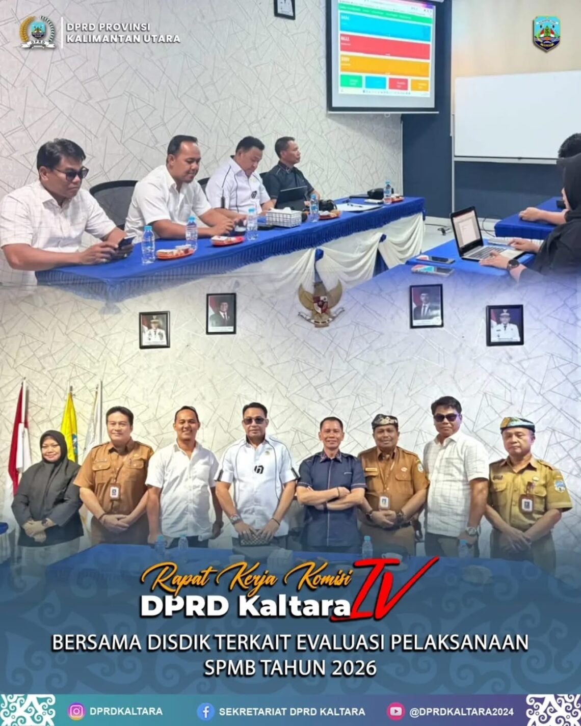 Komisi IV DPRD Kaltara Siap Evaluasi Pelaksanaan SPMB 2026