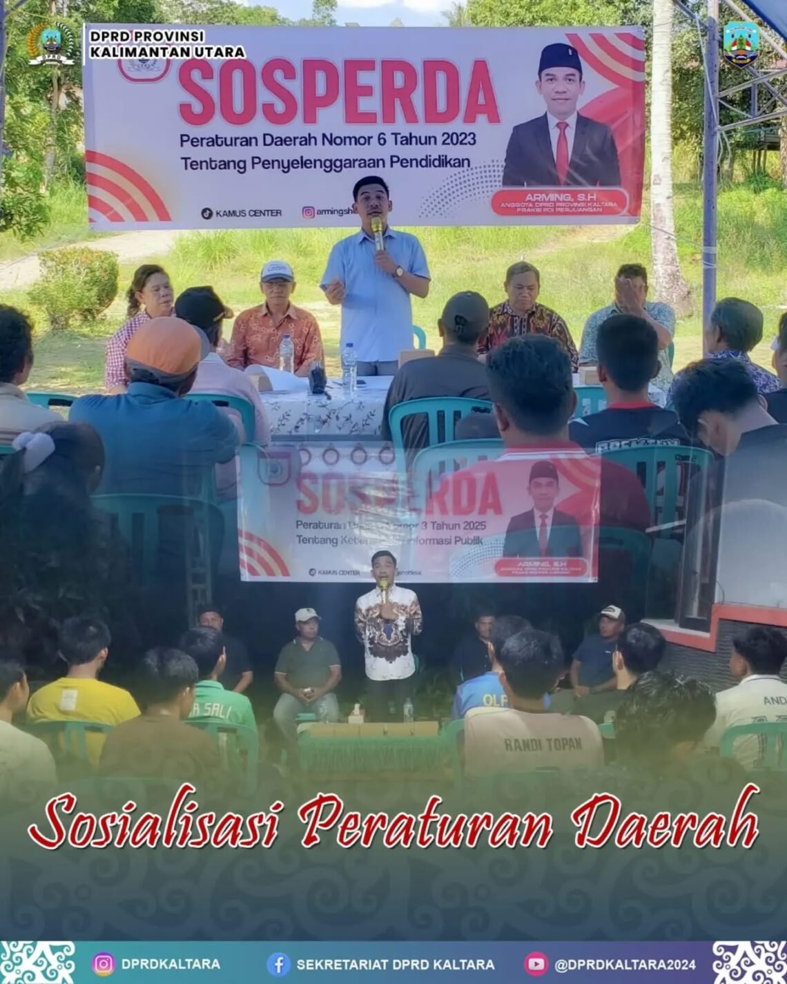 Anggota DPRD Kaltara Sosialisasikan Perda tentang Keterbukaan Informasi Publik di Nunukan